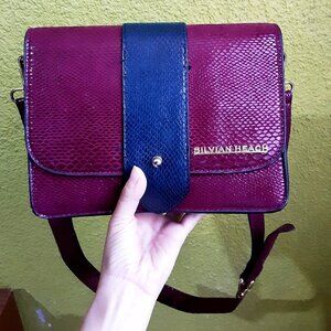 Burgundy purse